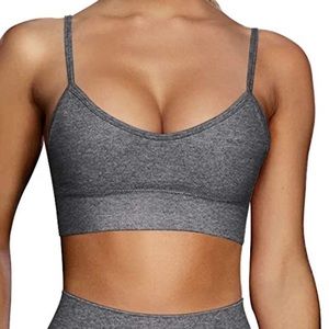 Seamless Sports Bra - Grey